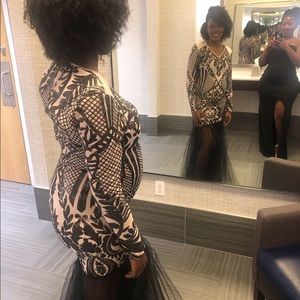 Maternity customized evening gown